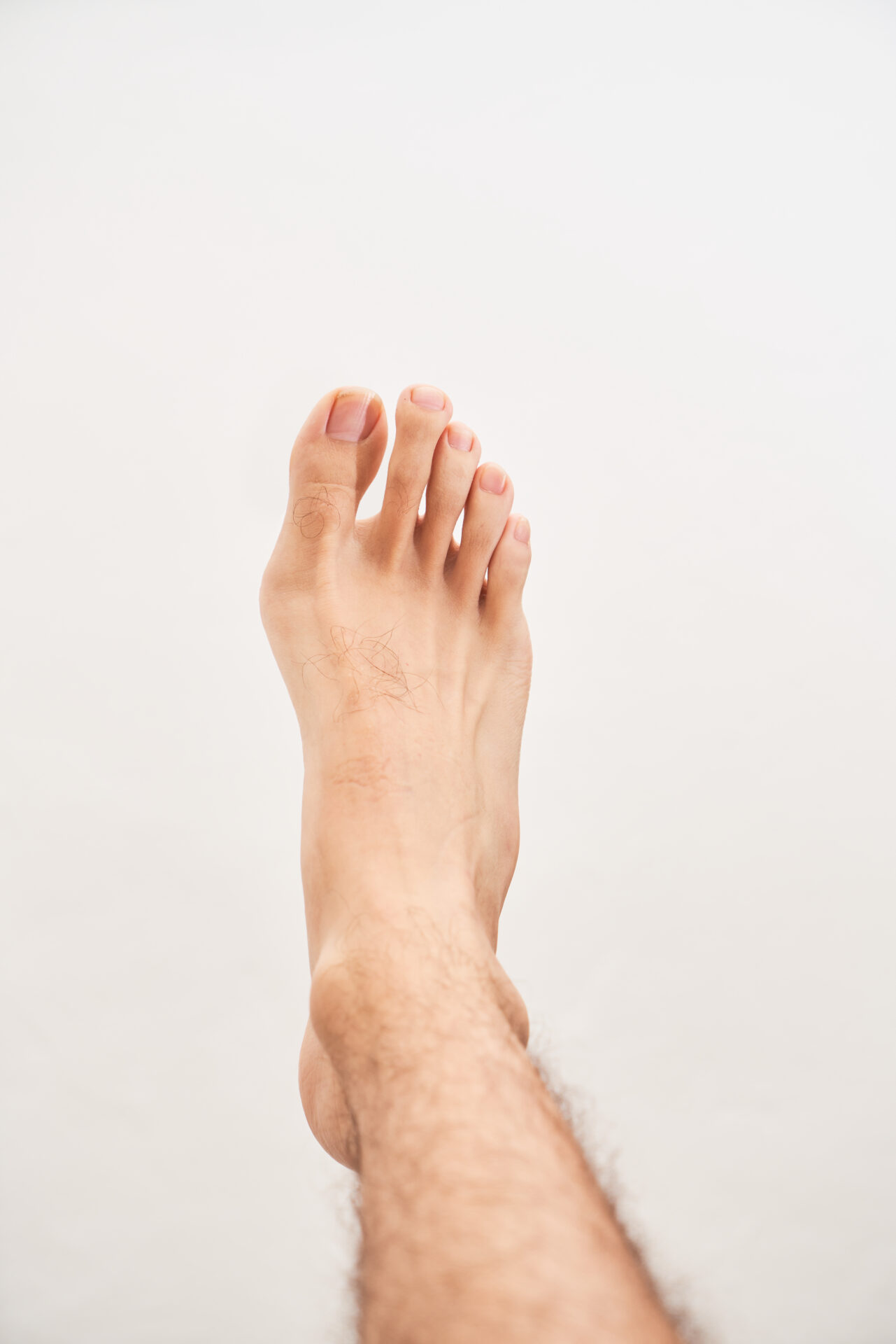 close up of a human leg and foot 2026 03 15 23 27 41 utc